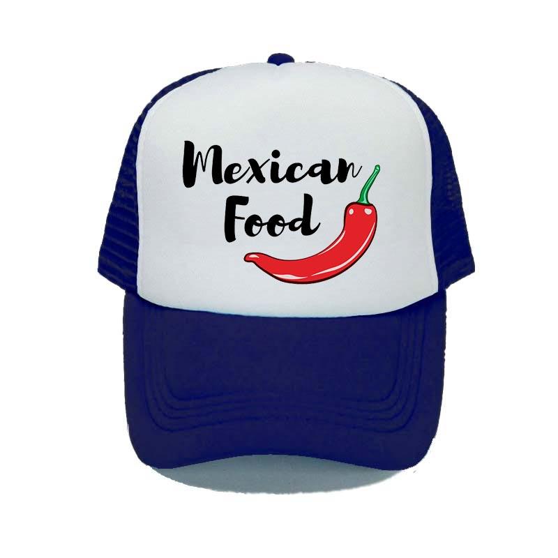 Женские кепки и шапки унисекс с чили Red Hot Chilli Pepper Trucker Hat с рисунком чили и мексиканской едой, бейсболка YY329