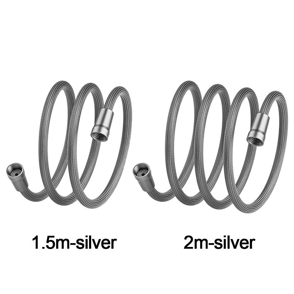 1,5/2 метра Прочный нейлоновый душевой шланг высокого давления для ванной комнаты G1/2 Универсальный гибкий ручной противозакручивающийся шланг