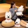 30/40 см Милая белая плюшевая игрушка для собак Мягкая игрушка Вест-хайленд-уайт-терьер Мягкие игрушки Милый щенок Кукла Подарки