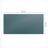 Anti-slip Desk Mat with Print, Dark Teal Color, 90x45 cm