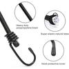24 Inch Bungee Cords With Hooks Heavy Duty Elastic Tie Down Straps For Tarps Luggage Tent Bike Camping Garden