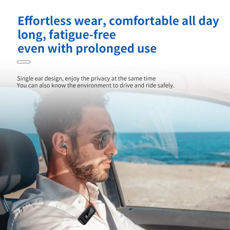 D70Pro Петличные Бизнес Bluetooth 5.4 Наушники Время разговора/музыки 36 часов Светодиодный цифровой дисплей С микрофоном Гарнитура с шумоподавлением