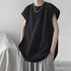 Men's Hong Kong Style Loose Sleeveless Vest – Trendy Summer All-Match Youth Sports T-Shirt