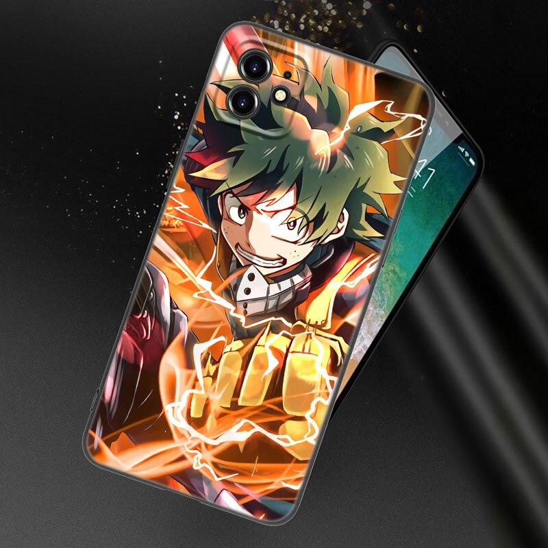 Чехол для телефона My Hero Academy для Apple iPhone 13 12 Mini 11 Pro XS Max XR X 8 7 6S 6 Plus SE 2022 2020 5S 5, мягкий черный чехол из ТПУ