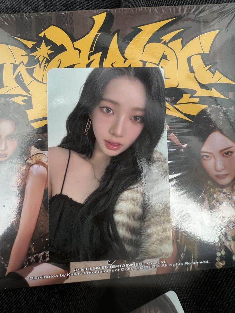 [USED] Aespa 6000 Yen Purchase Bonus Karina Trading Card