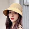 Foldable Sunshade Cap Sunhat Panama Cap Stitching Beach Hat