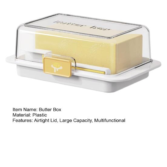 Коробка для масла, тарелка для резки масла с герметичной крышкой, коробка для хранения масла с ложкой для резки масла для хранения в холодильнике
