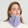 Double-Layer Scarf, Winter New Warmth Protection For Men And Women, Cervical Spine Pullover, Neck Cover, Solid Color Wool Knitted Thickened Scarf