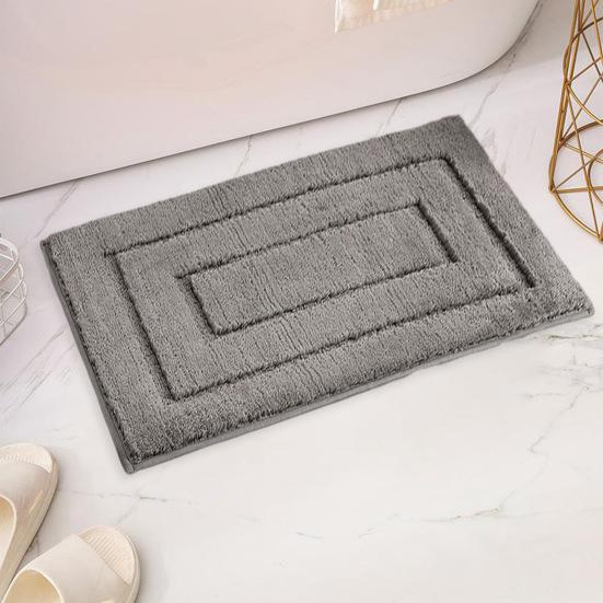 Doormat Oblong Shape Anti-slip Strong Water Absorption Foot Drying Wear-resistant Indoor Entrance Door Mat Living Room Kitchen Bathroom Entryway
