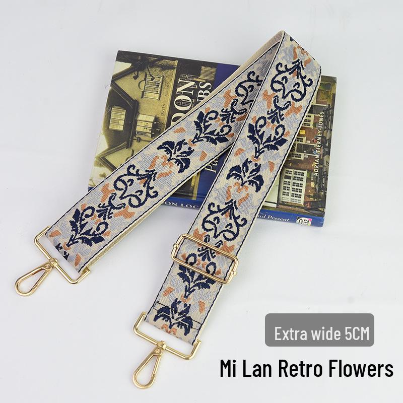 Регулируемый цветной холщовый ремешок для сумки - Широкий, Нескользящий Наплечный Запасной для женских сумок