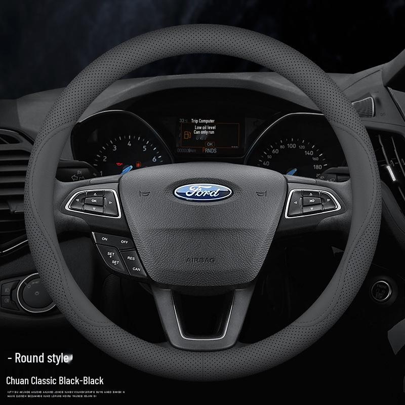 Чехол на руль Ford: Натуральная кожа для Mondeo, Edge, Kuga, Focus, Fiesta, Explorer, Mustang