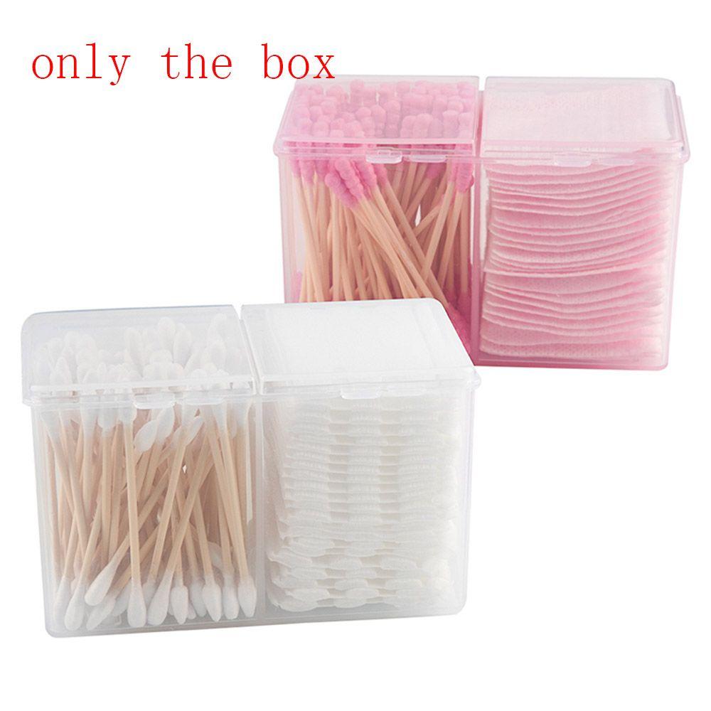 Makeup Container Makeup Transparent Storage Box Cosmetic Organizer Cotton Pads Holder Case Drawer