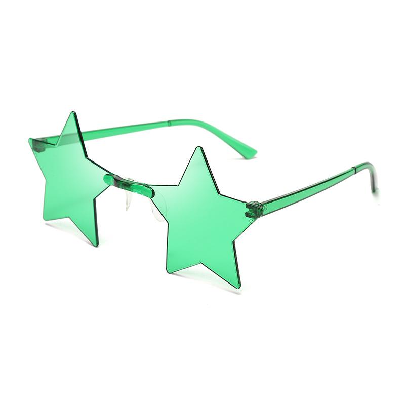 Creative Goggles Fashion Party Sunglasses Unisex Men Star Glasses Candy Color Shades Personality Women Rimless