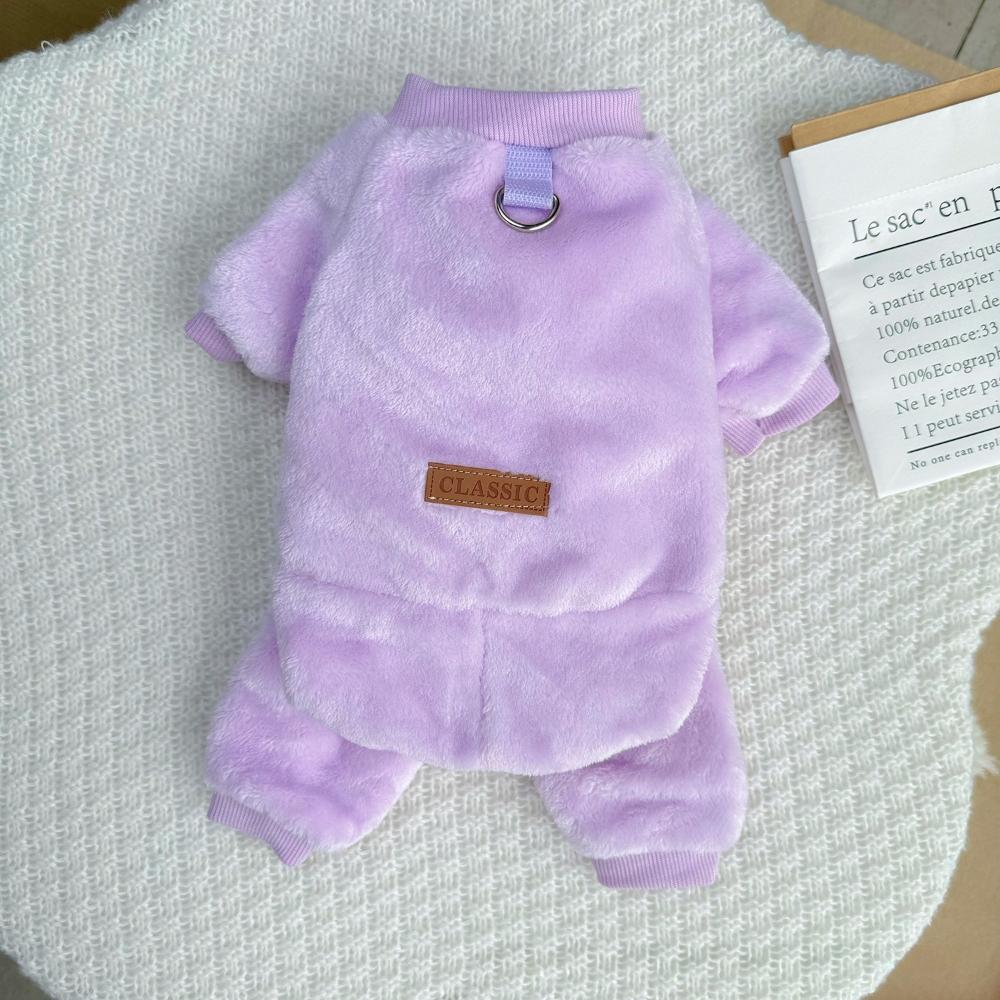 Зимняя одежда для питомцев Тяжелый плюшевый флис Теплая одежда для улицы Одежда для кошек и собак Мягкий удобный осенний жилет для щенка Маленькая средняя одежда для собак