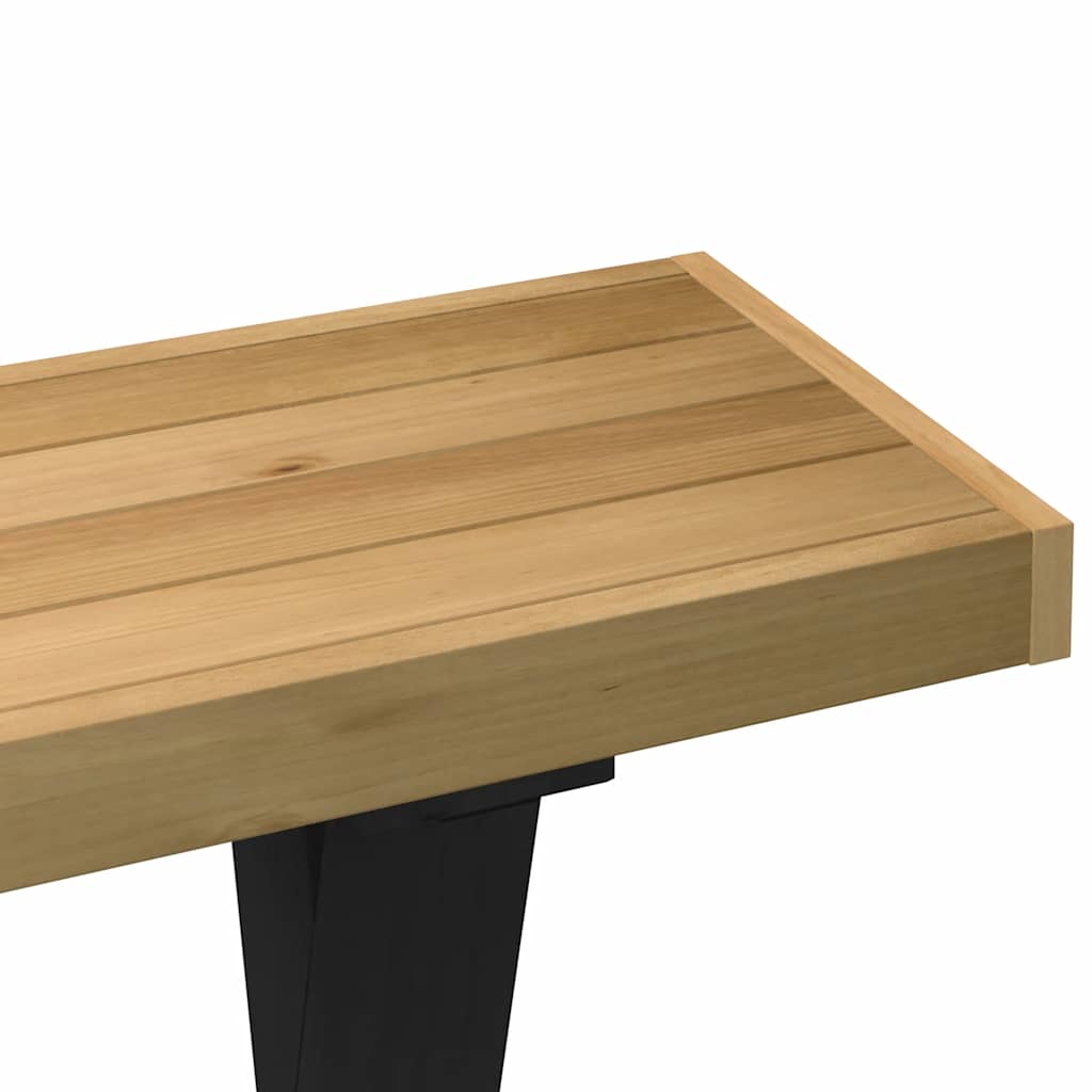 Vidaxl Stolik Konsolowy, Noain, 120X30X75 Cm, Lite Drewno Sosnowe