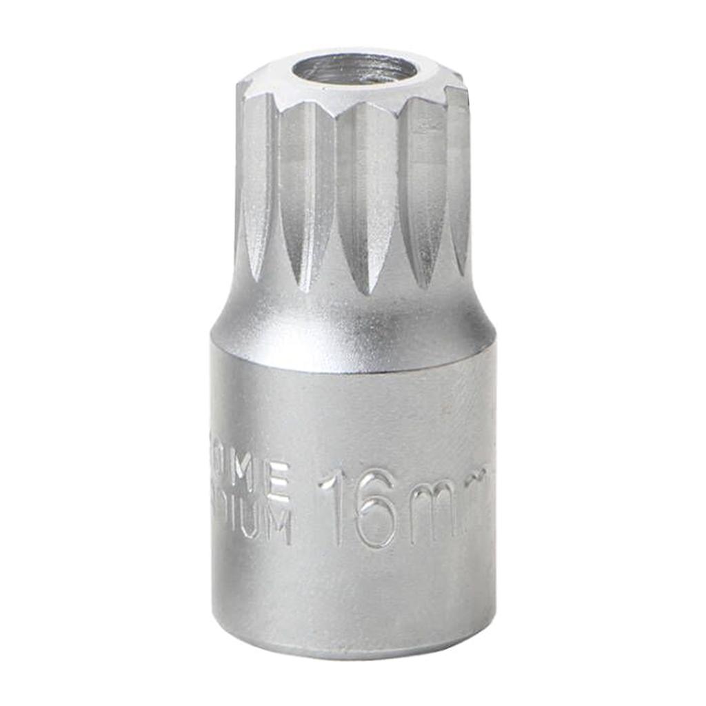 M16 H17 S10 Oil Sump Drain Plug Socket Wrench 3/8'' Drive Auto Repairing Transmission Gearboxes Screw Wrench