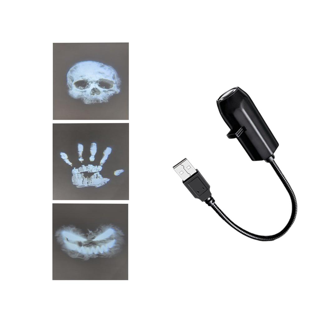 Креативная светодиодная ночная лампа-проектор, работающая от USB, лампа со звездным небом и луной, с несколькими режимами проекции, для декорации фона спальни