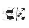 V6PLUS Full Duplex Motorcycle Bluetooth Intercom Helmet System