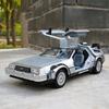 Велли 1:24 DMC-12 Машина времени ДеЛореан Назад в будущее Модель автомобиля Литой металлический автомобиль Модель-симулятор Коллекция Детская игрушка Подарок