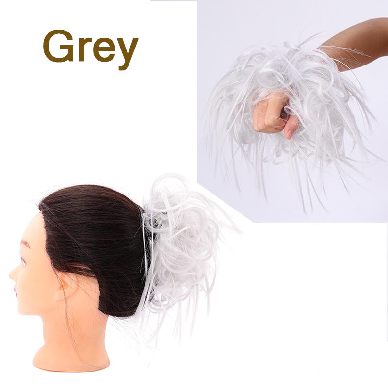 Шиньоны из синтетических волос, грязные резинки для волос, резинка для волос, пучок, прямая прическа, наращивание волос для женщин