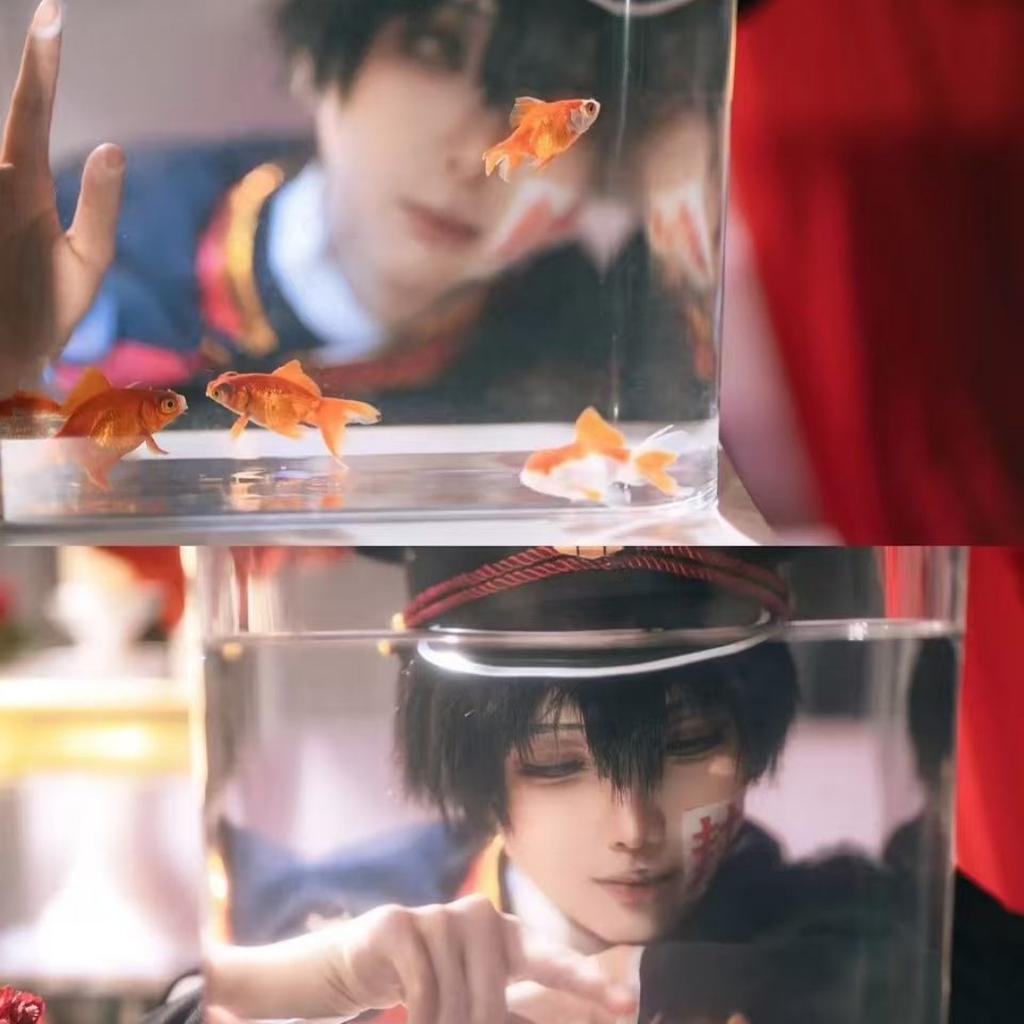 Jibaku Shounen Hanako kun Нэнэ Ясиро Косплей Костюм Парики, Хэллоуин Вечеринка