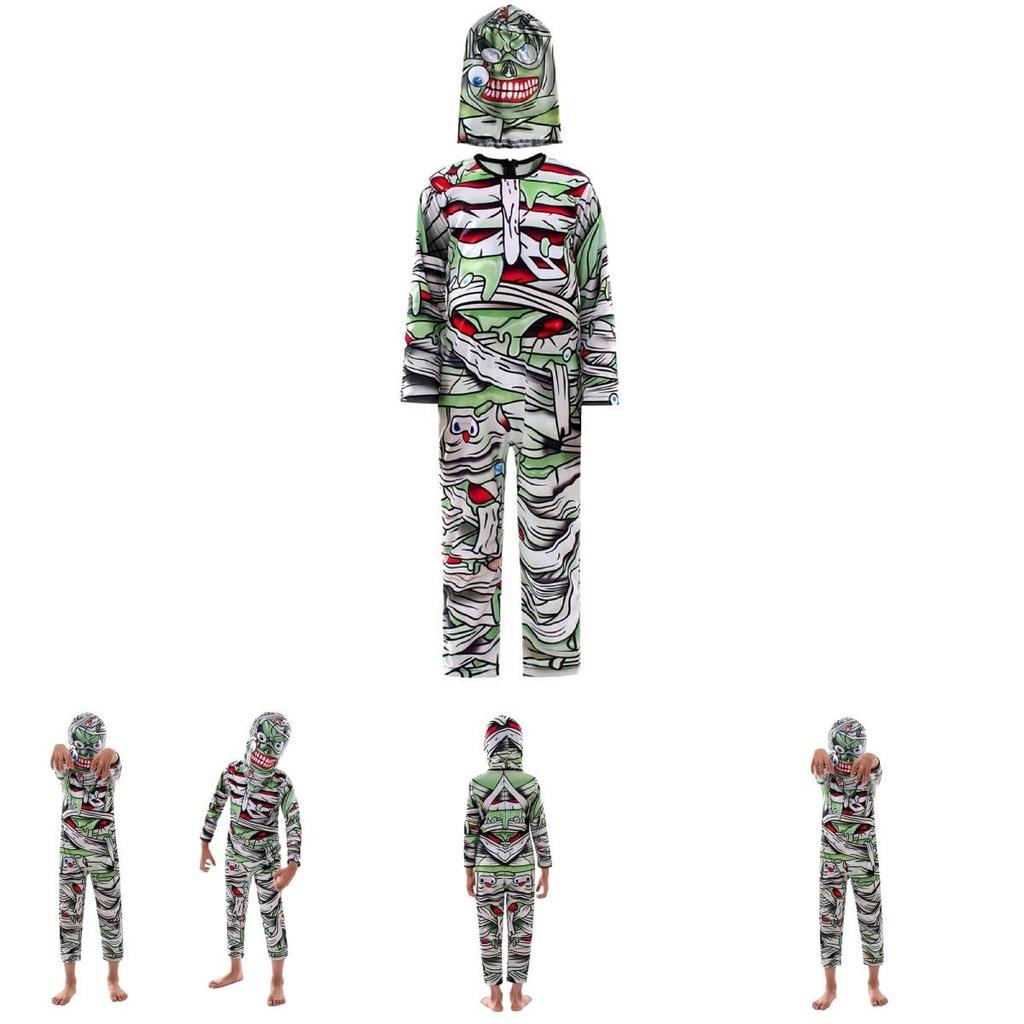 Trendy Mummy Cosplay Jumpsuit For Kids Perfect For Halloween And Dance Shows