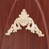 Furniture Parts Corner Appliques Frame Woodcarving Decorative Wooden Figurines Crafts Wood Carved