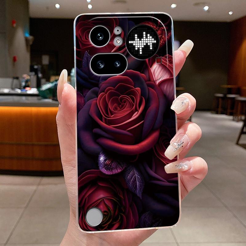 Чехол для телефона Nothing Phone с рисунком кролика в аниме-стиле (4а) Противоударный прозрачный мягкий чехол из ТПУ для пары