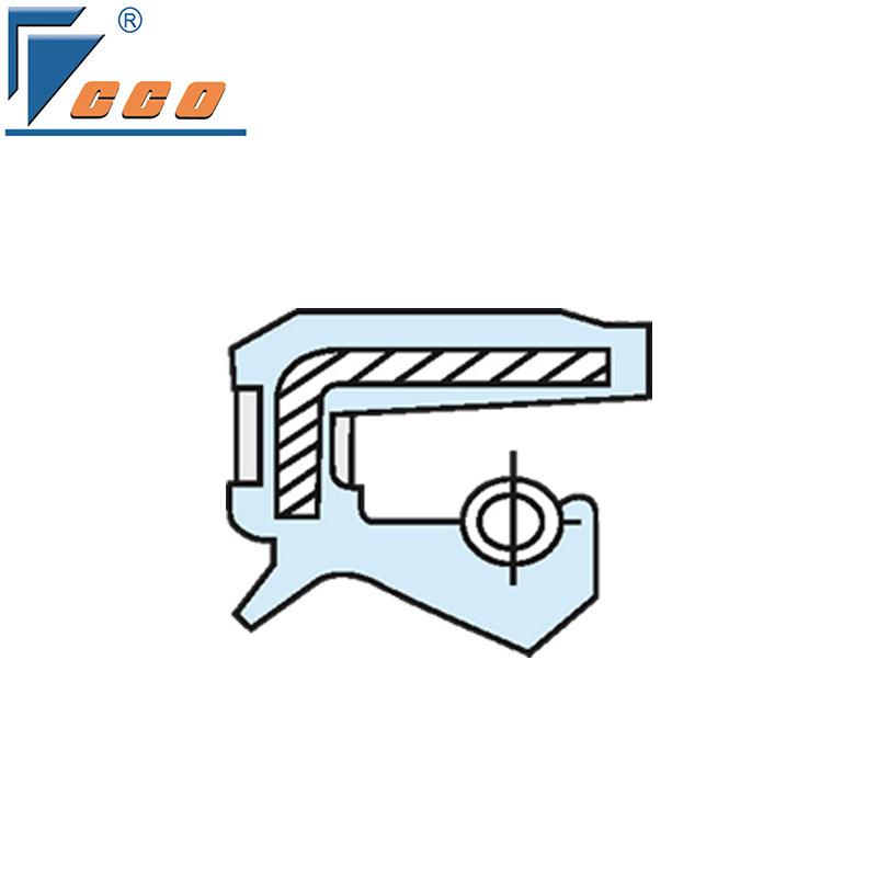 Маслосъемное уплотнение из фторкаучука TC: Износостойкий и термостойкий (До 200℃) для промышленных вращающихся валов, внутренний диаметр 5-55 мм