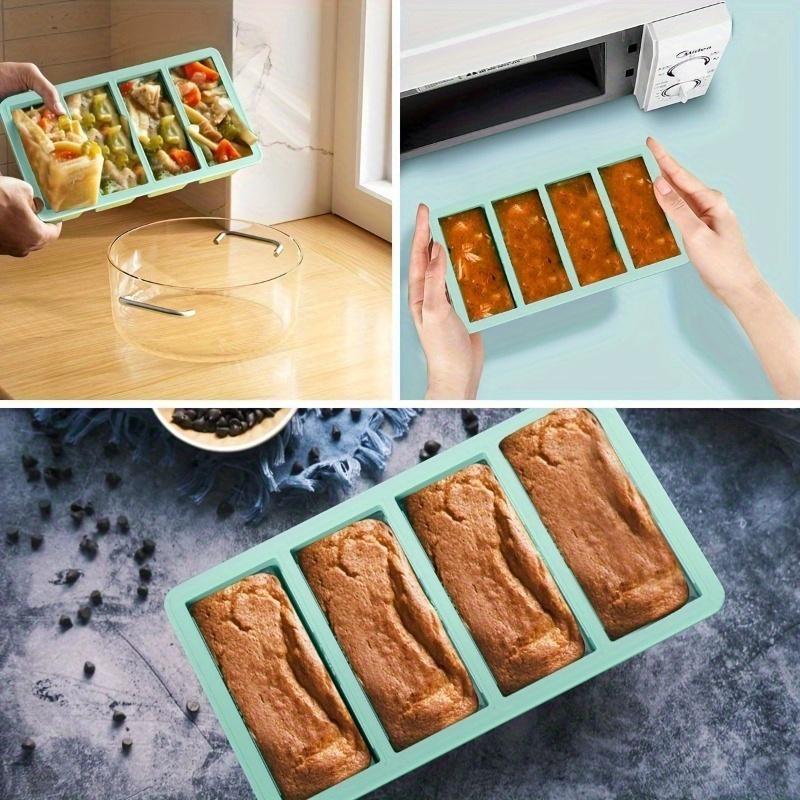 Силиконовая форма для кубиков льда с крышкой, Контейнер для хранения продуктов, Прочная и легко освобождаемая, Для домашнего использования, Портативная, Кухонная утварь