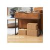 Table console - MUVOE - 80x30x76 cm - Acier - Couleur naturelle - Design industriel