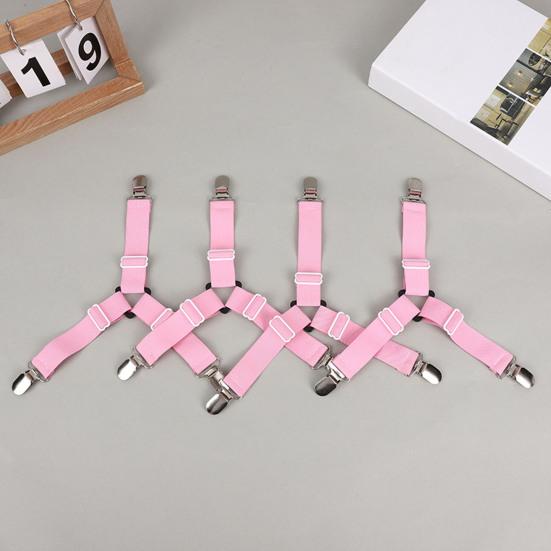 4 шт. Треугольные ремни для простыней, регулируемая конструкция, простая установка, нескользящие ремни для простыней, зажимы для простыней