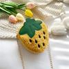 Kindergarten Girls Fashionable Plush Strawberry Chain Bag 2023 Soft Breathable Wearresistant Coin Purse