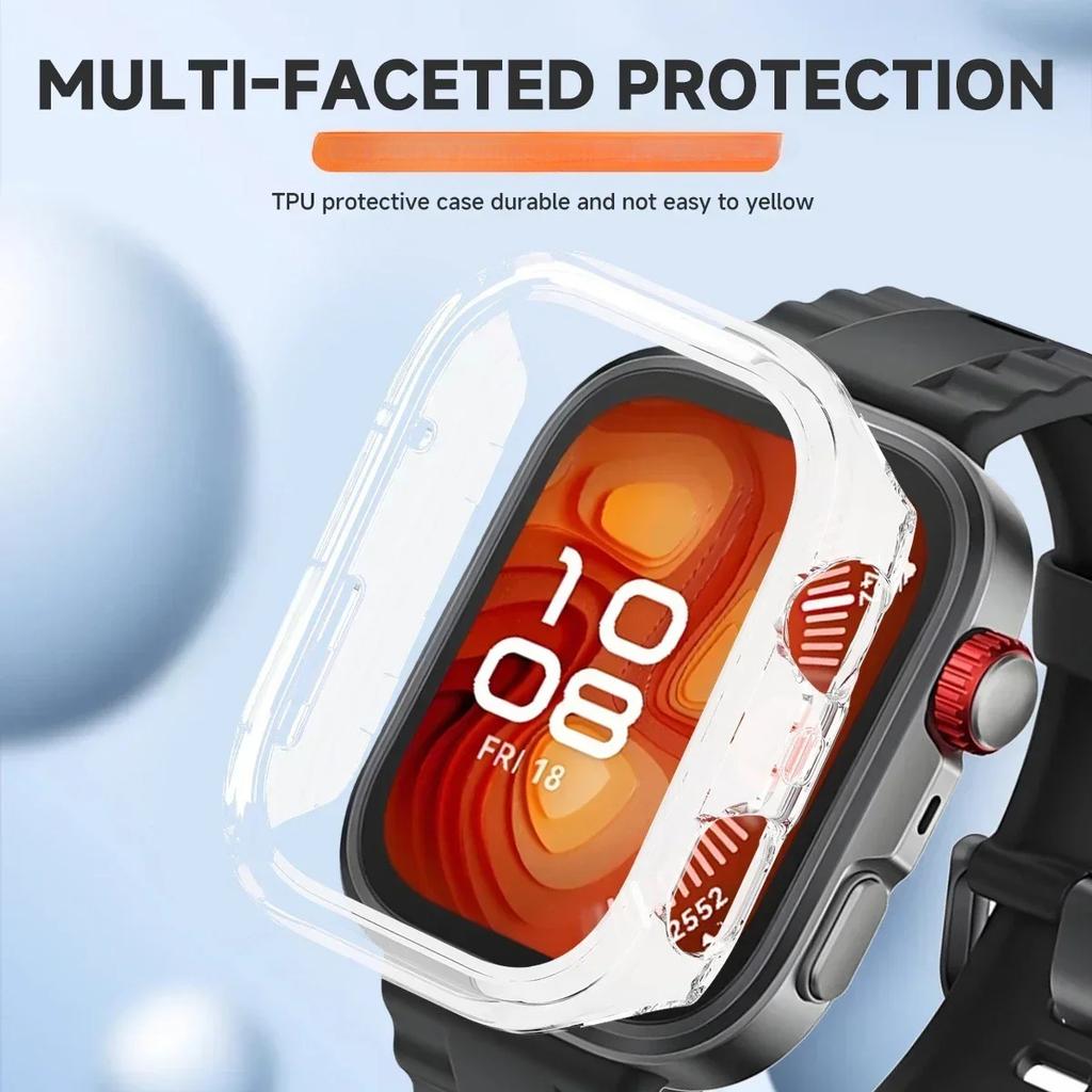 Жесткие ПК-чехлы для Huawei Watch Fit 4/4 Pro, Защитная крышка-экран для Huawei Fit4, Полый чехол, Ударопрочный бампер, Аксессуар