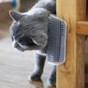 Fashion For Cats And Dogs Pet Grooming Brush Wall Corner Cat Scratching Device Rubbing Cat Massage Brush Self-combing Brush Durable Pet Supplies