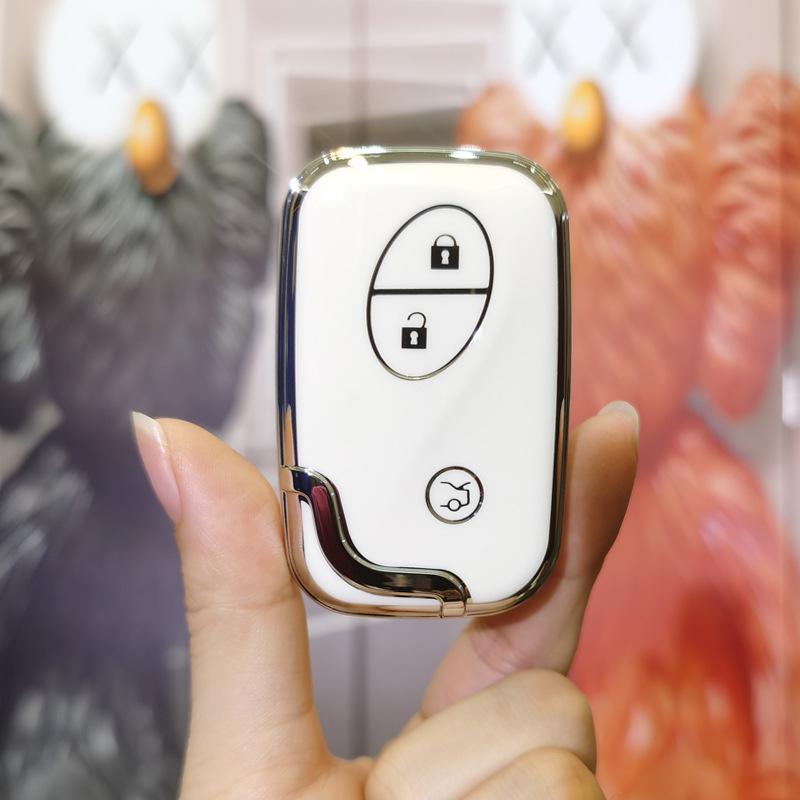 BYD Key Cover for S6/S7/F0/F3/Tang/e6/M6/G3R/L3 Models - Protective Key Bag with Buckle