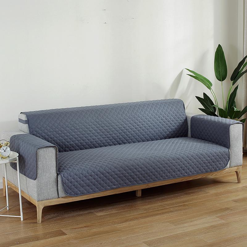 Водонепроницаемый Нескользящий Чехол-подушка для дивана для питомца - Однотонная Защитная Накладка
