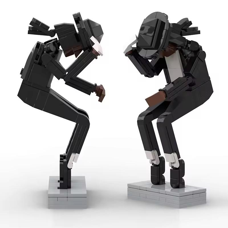 Новые Идеи MOC Музыкальная Суперзвезда Певцы Танцоры MJ Модель Майкла Джексона Строительные Блоки Игрушки Рождественский Подарок