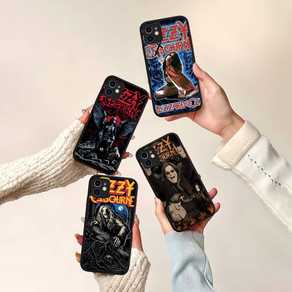 Чехол для телефона O-Ozzy Osbourne Band для iPhone 16 15 14 Plus 15 13 12 11 Pro Max X XS MAX Матовый чехол