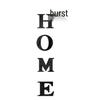 Английские буквы "HOME" 3D Бабочка Акриловое Зеркало Настенная Наклейка - Самоклеящийся DIY Декор для Гостиной.
