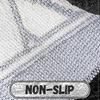 Halloween Bedroom Decor Black White Bathroom Rug Horror Decorations Non-Slip Coffin Bath Mats, Gothic Home Deco Funny Mummy Carpet 18x47 inch