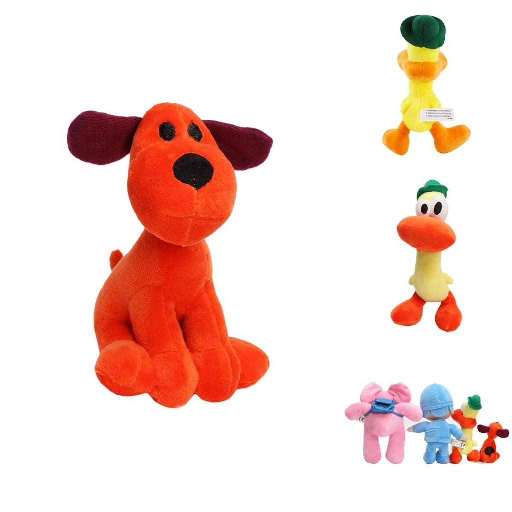 Charming Set Of 4 Pocoyo Elly Pato Loula Soft Plush Stuffed Figure Toy Dolls For Christmas