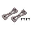 2Pcs RC Metal Beam 53mm Length Center Fixed Bracket Aluminum for WPL B14 B16 B36 Q60 Q61Titanium
