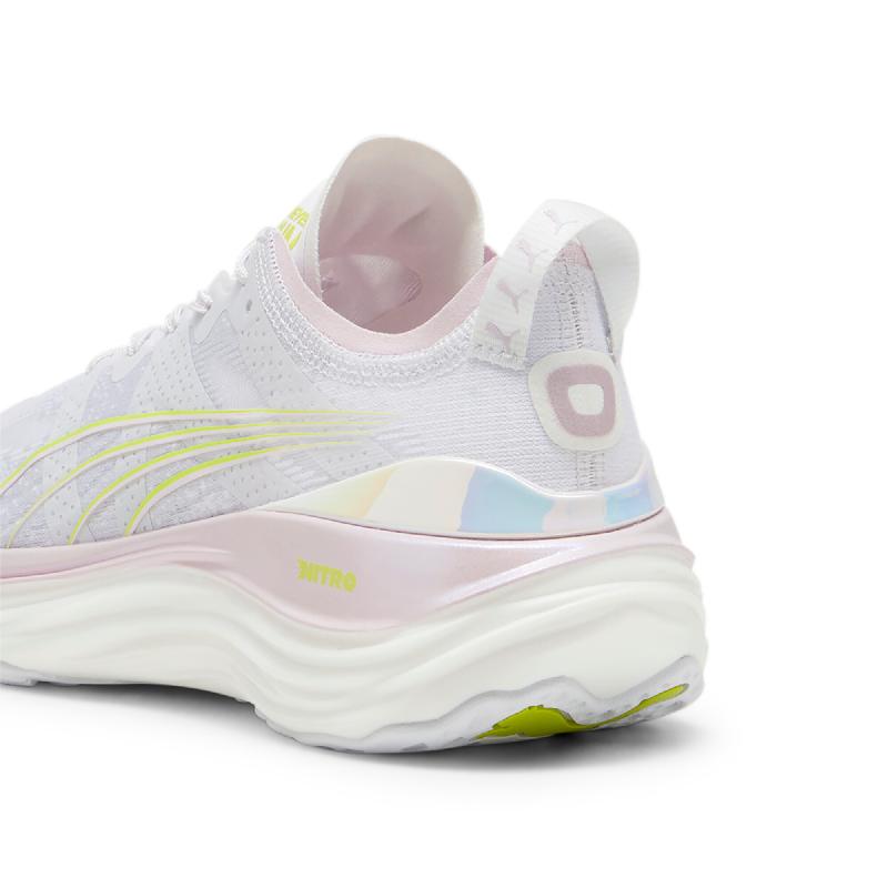 Puma Foreverrun Nitro Classic Универсальная амортизация Дышащие низкие кроссовки для бега Женские кроссовки Розовый Голубой 379567-02