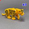 MOC Кубики Животные Маленькие Тигры Саблезубый Тигр Строительные Блоки Собранные Частицы Детские Игрушки