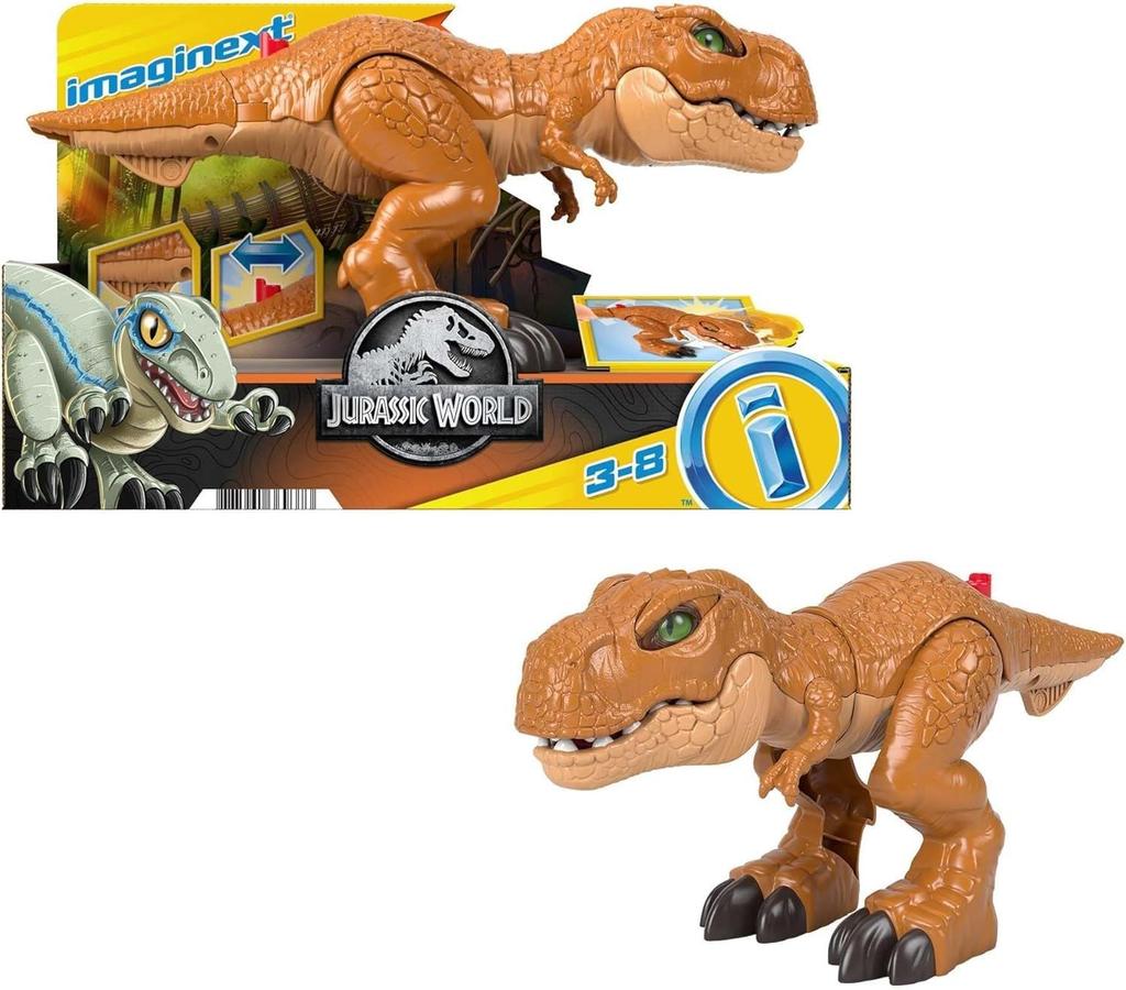 Imaginext Jurassic World Rex New Ruler of Jurassic 36cm 3 and HFC04 Medium Fisher-Price T. (The World) [Approximately Long] [Ages Up] Brown,