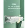 Central Air Conditioning Windshield Anti-Direct Blowing Adjustable Air Outlet Universal  Air Conditioner Baffle Wind Deflector