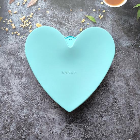 Форма для торта в форме сердца, антипригарное силиконовое покрытие для выпечки, мороженого, пудинга, мусса, желе, шоколада, легко снимаемая форма для выпечки на День святого Валентина, свадьбы