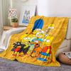 1pc Bart Simpson Fun Flannel Blanket,Ultra Soft Warm Plush Throw for Home Bedroom Bed Sofa Cover Camping Picnic gift Y72439