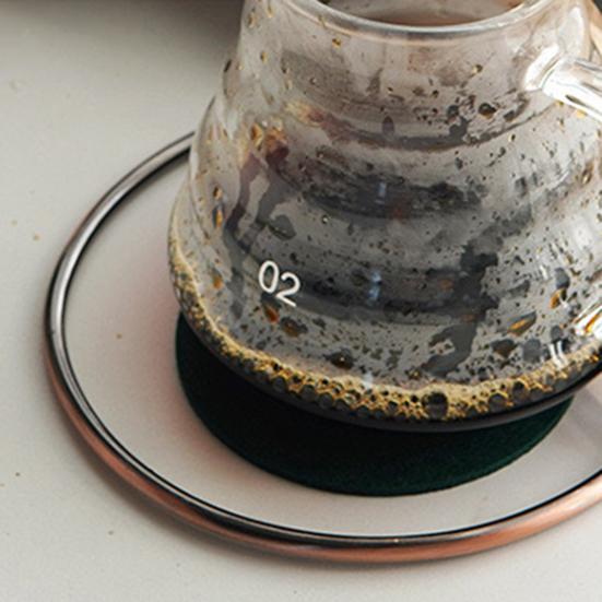 Держатель чашки для кофейного фильтра из нержавеющей стали, гладкая подставка для наливания